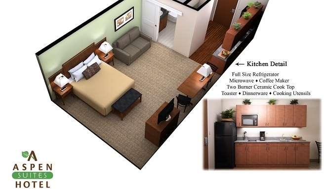 Aspen Suites Hotel Sitka Zimmer foto